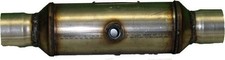 Universal Rear Catalytic Converter Stainless Steel Body 2.25 Inlet Outlet 15 Oal