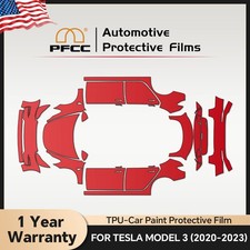 For Tesla Model 3 2017-2023 Precut Paint Protection Film Clear Bra PPF TPU Kit
