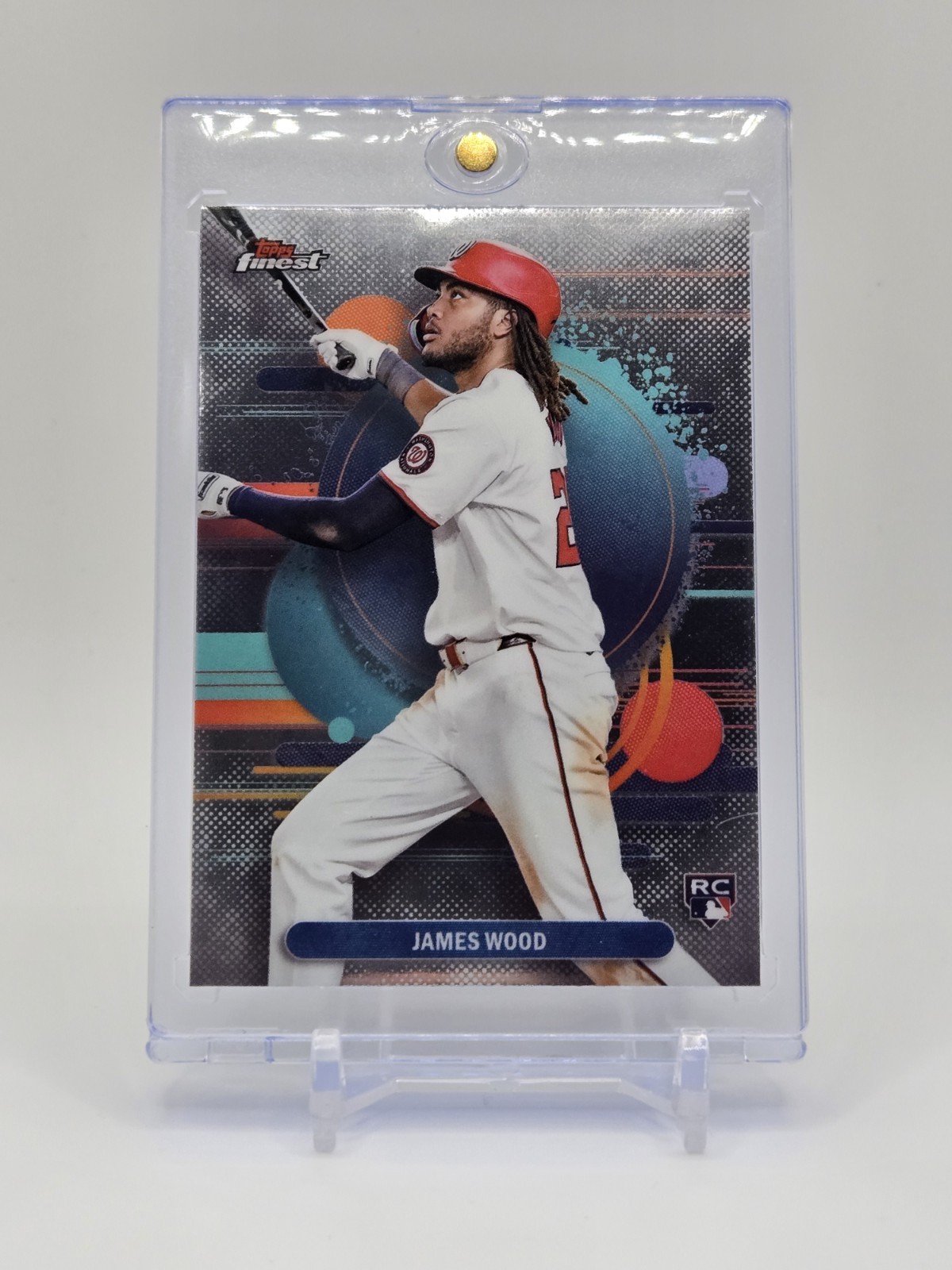 2025 Topps Finest James Wood #200 RC Uncommon Washington Nationals Rookie Card