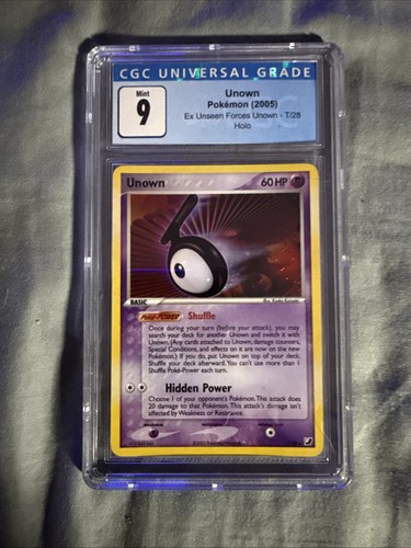 Unown graded CGC 9 for sale on eBay