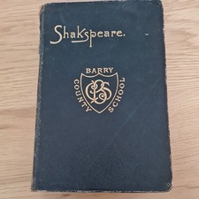 The Works of William Shakespeare -  c1890 Frederick Warne  Antique HB