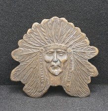 WA11146 VINTAGE 1970s CHIEF SITTING BULL OF THE SIOUX BELT BUCKLE