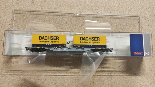 Roco 76920 H0 Containertragwagen ''DACHSER''  (P351) | Condition: Gebraucht
