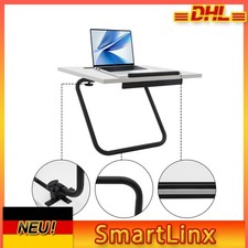 Biały nowoczesny stojak na laptopa regulowany stojak na laptopa składany