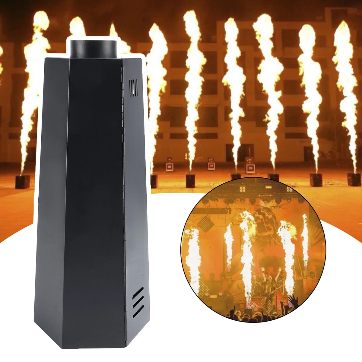 200WS Proyector de pulverización DMX DJ Fire Effect Aerosol Flame Machine #