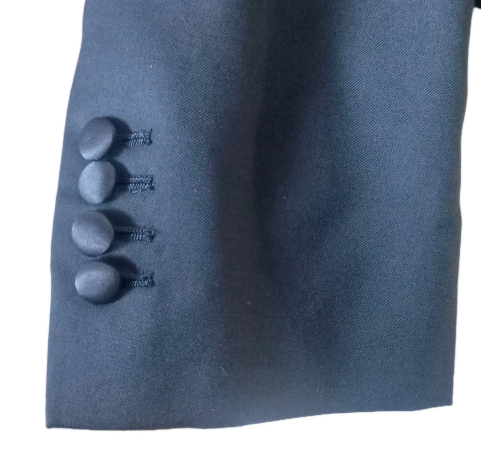 Hawes And Curtis Sartorial Tuxedo Suit Super 120s Wool 44 Chest 40 Waist 31 Leg - Image 3 of 4