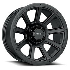 20 Vision 353 Turbine Matte Black 20x9 Wheel 6x135 18mm Rim