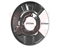 VAN Wezel Spritzblech Bremsscheibe Hinten Links FüR BMW 3Er Touring E91 0657373