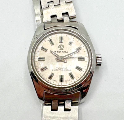 TRESSA Swiss Vintage Damen Automatik Uhr Edelstahl Swiss Made klassisch Sammler - Bild 1 von 4