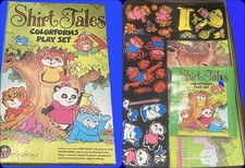 Shirt Tales 1982 Colorforms Play Set 663 Cartoon Vintage UNUSED Complete