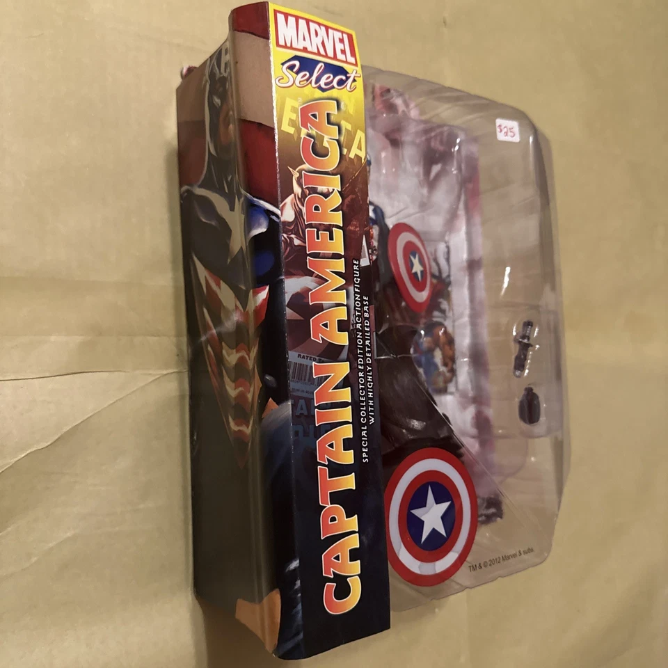 Экшн-фигурка Diamond Marvel Select Captain America Bucky Barnes 2012 новая в коробке - Изображение 2 из 4