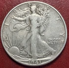 1941-D 50C Walking Liberty Half Dollar. Better Grade.  Free Shipping