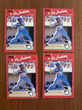 1990 Donruss - Bo Jackson #650 All-Star Game Performance on Back. Errors No DOT