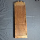 Vintage 3 Tier Wood Wall Organizer Letter Holder with 3 Hooks at Borrom — photo 7