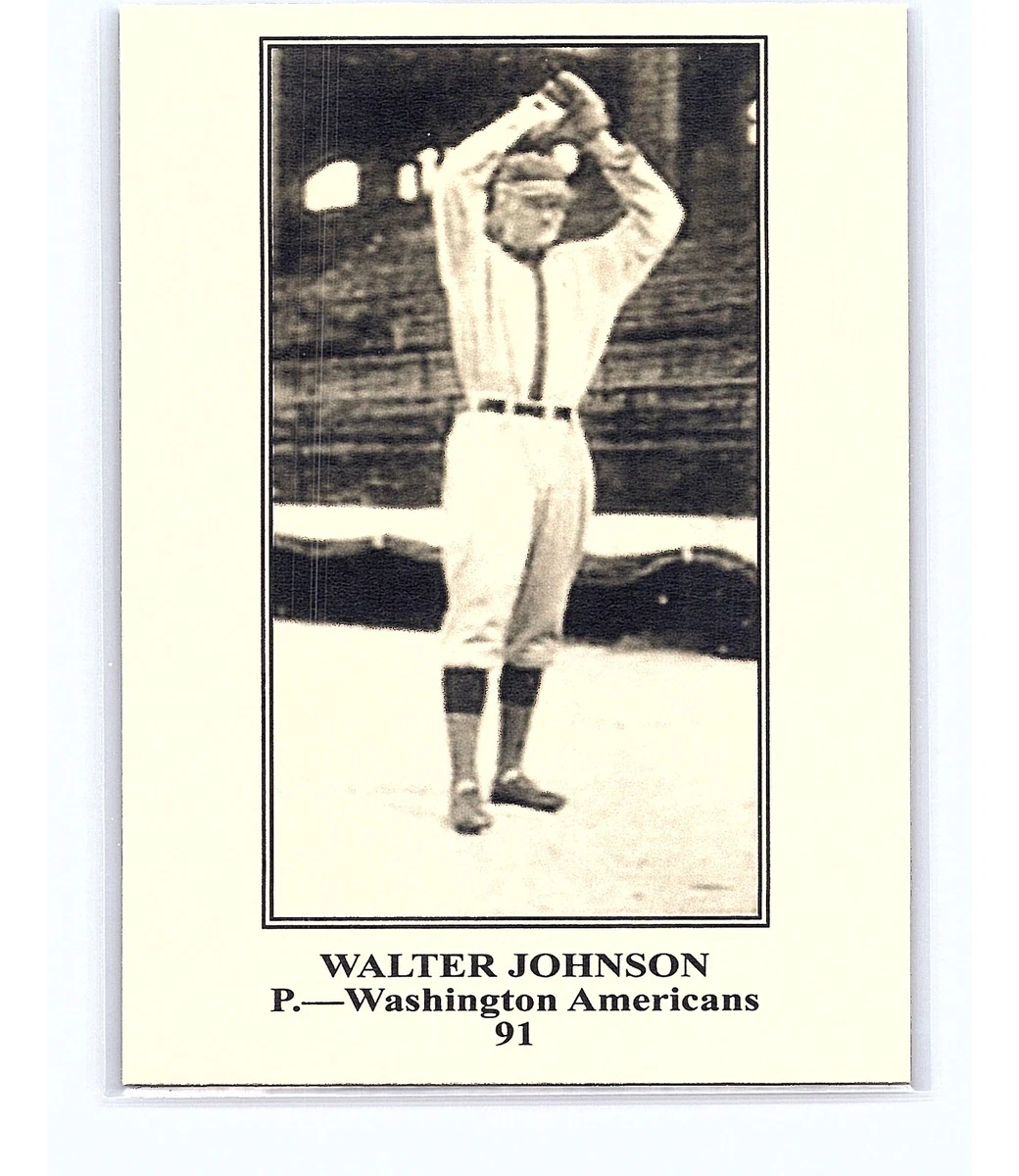 Walter Johnson Baseball Sports Trading Cards & Accessories