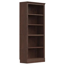 VAUXHILL & CO. Halston Standard Bookcase Adjustable Open Shelving Unit, Cherry