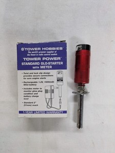 2 x glow starters, Horizon Hobby in box, Dynamite w/o box. very good condition