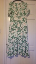 Et Vous Green & White Floral Dress