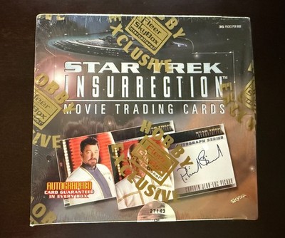1998 FLEER STAR TREK INSURRECTION FACTORY SEALED BOX (36 packs)