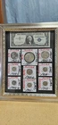 Lot Of 9  Silver Coins Morgan dollar, franklin, mercury dimes.