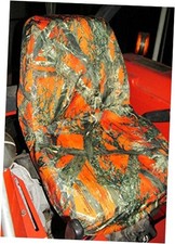 Durafit Seat Covers, for Kubota MC2 ORANGE Camo Endura