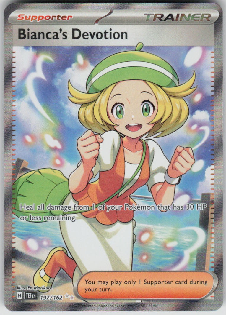 Pokemon Bianca's Devotion - Ultra Rare SV05: Temporal Forces 197/162 NM