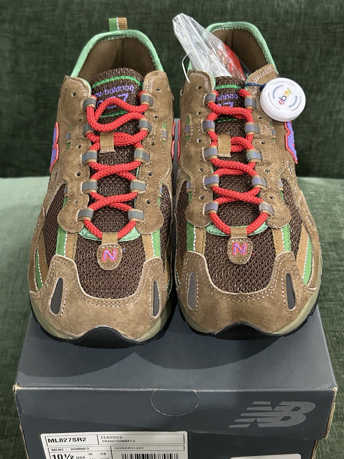 SAOLA New Balance Ratti randagi 827 taglia 10 5 fognature stompers STOCK ESAURITO nuovo Kith