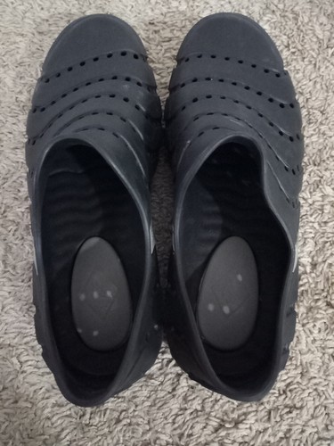Sperry Water Strider Black Perf Rubber Slip On Shoe Mens Size 11 Women's Size 12 - Picture 11 of 12
