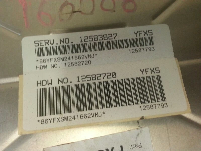 Módulo de control electrónico para computadora de motor ECM 12583827 compatible con 03-05 PONTIAC AZTEK Foto 2 de 4