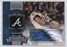 2013 Topps Chasing History Auto David Justice #CHA-DJ Auto 0o9
