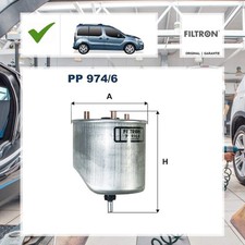 Filtron Kraftstofffilter CITROËN BERLINGO (B9) 1.6 HDi 90