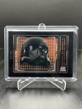 2024 Topps Chrome Galaxy Star Wars Death Trooper Helmet Shadowbox Orange 04/25 