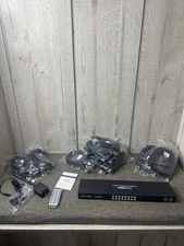 MT=VIKI 16 Port HDMI KVM Switch 4K@60Hz Video Synchronization Cables Remote