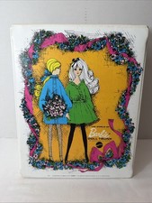 Vintage 1968 Mattel Barbie  The World of Barbie  Doll Trunk Carrying Case White