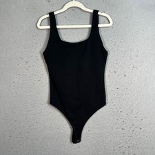 Good American Black Bodysuit Size 1 Polyester  Elastane Sleeveless