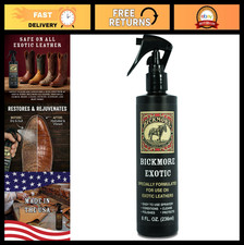 Exotic Leather Cleaner Conditioner Spray 8oz - Polish Protect Reptile Skins
