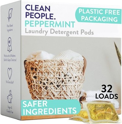 The Clean People Laundry Deternt Pods - Hypoallernic Laundry Pods -