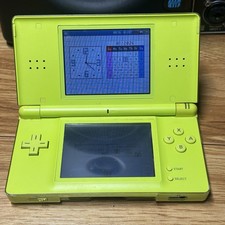 Nintendo DS Lite Lime Green Tested Works Console Only