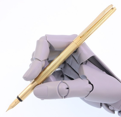 MONTBLANC Fountain Pen Nobless Gold filled Plated 20K Nib EF 14K