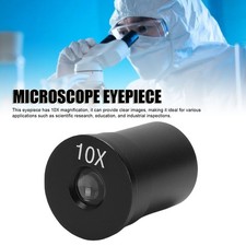 10X Microscopes Eyepiece 23.2mm Diameter 11.5 Degree Field Of View Aluminum VIHG