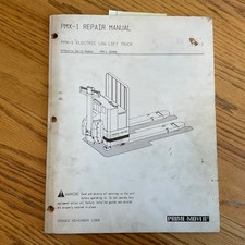BT Prime Mover PMX-1 CAMION ELETTRICO LOW LIFT SERVIZIO RIPARAZIONE MANUALE CRIC PALLET