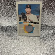 Topps 2026 Heritage Clubhouse Collection Relic Garrett Crochet Red Sox #CCR-GC