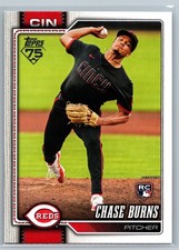 2026 Topps Series 1 Chase Burns #312 (RC) Rookie Card Cincinnati Reds MLB