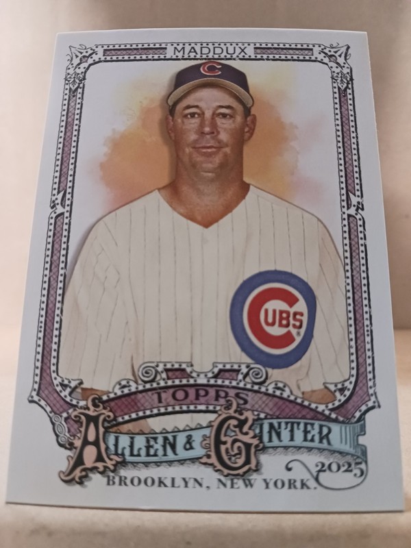 2025 Topps Allen & Ginter Baseball Greg Maddux # 41