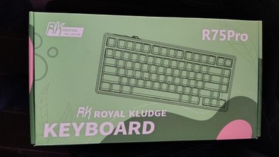 R75 Wireless Mechanical Keyboard, 75% Percent Custom Gaming Keyboard Gasket M...