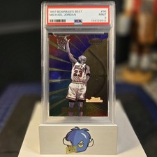 🔥🏀 MICHAEL JORDAN ✨️ PSA 9 🏀🔥 1997-98 Bowman's Best #96 Best Performance 🐐