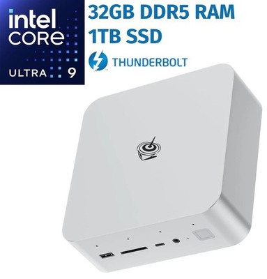 Beelink GTi14 Mini AI PC - Intel Core Ultra 9 185H  (16C/22T) - 32GB RAM 1TB SSD