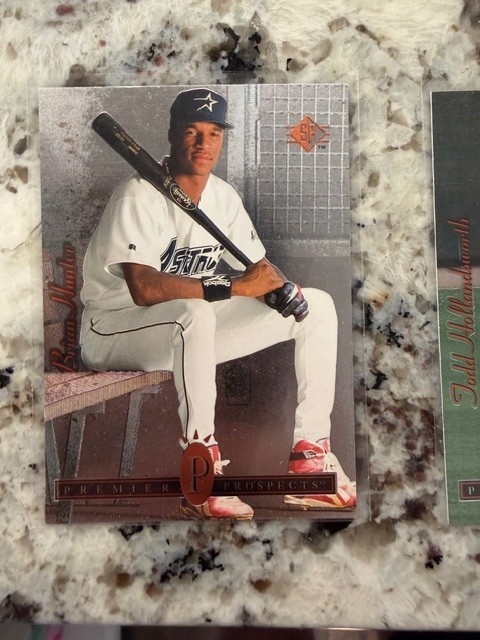 1994 UPPER DECK SP MLB PREMIER PROSPECTS CARD HOUSTON ASTROS BRIAN HUNTER #7