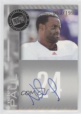2011 Press Pass Signings Silver 63/199 Niles Paul #PPS-NP Auto yf0