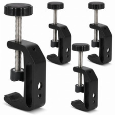Photography Clamp Set Anti-Slip Secure Grip Adjustable Jaw for Lights Cameras